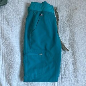 Figs teal Zamora joggers